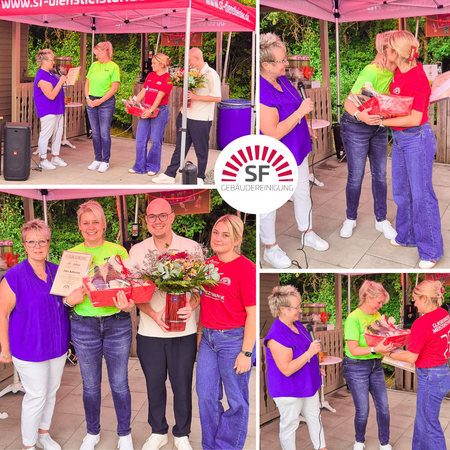 Ines Kitterer feiert Ihr 15-jähriges Jubiläum bei der SF Gebäudereinigung in Hof  – Dank für langjährige Treue