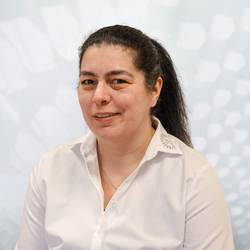 Porträt von Frau Michaela Herrmann, Abschnittsleiterin bei SF Gebäudereinigung GmbH