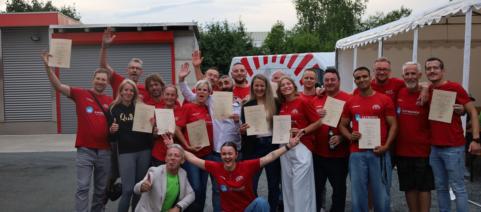 Mitarbeitende der SF Gebäudereinigung von Hof