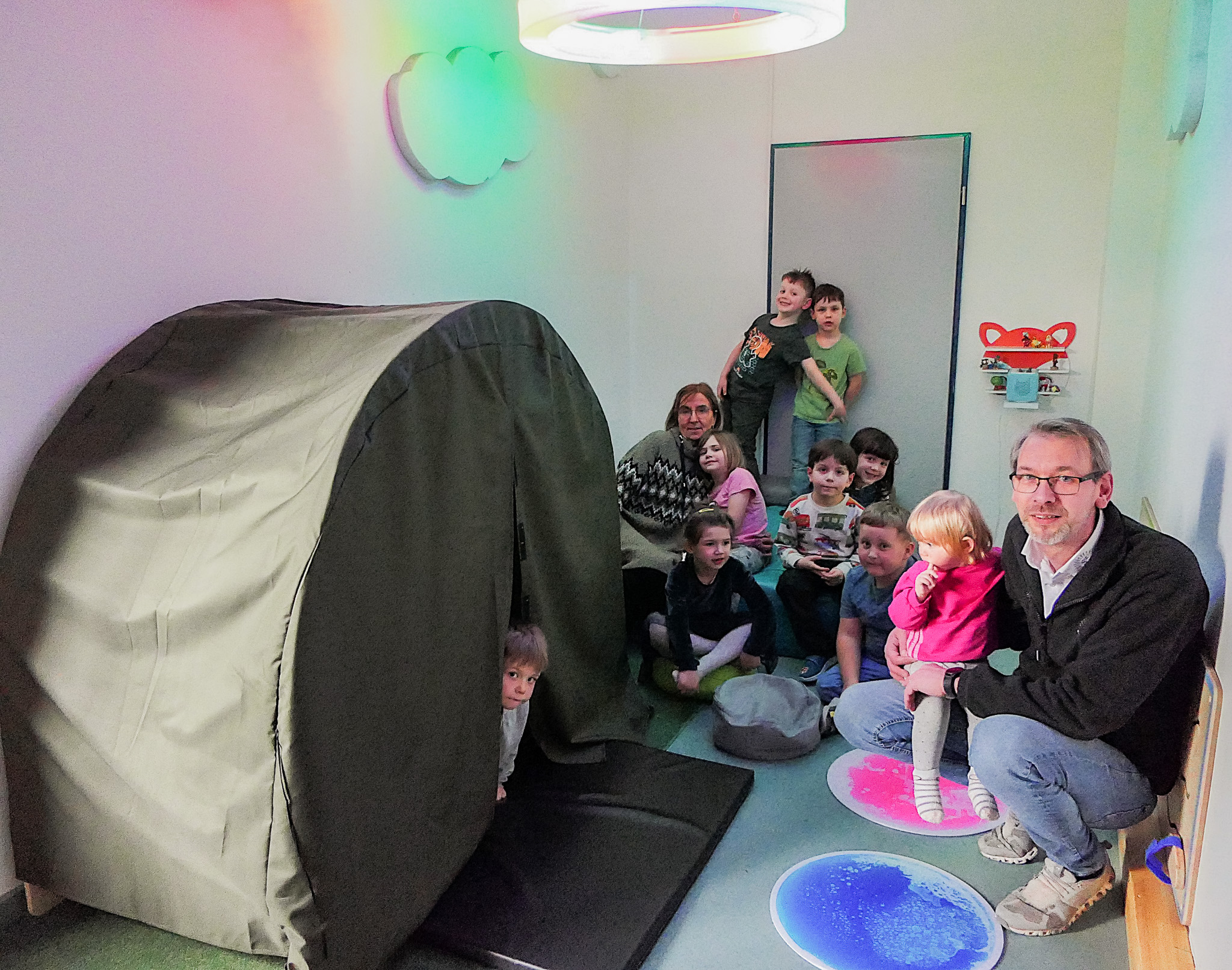 Neues Dunkelzelt für die Kita Christophorus in Issigau