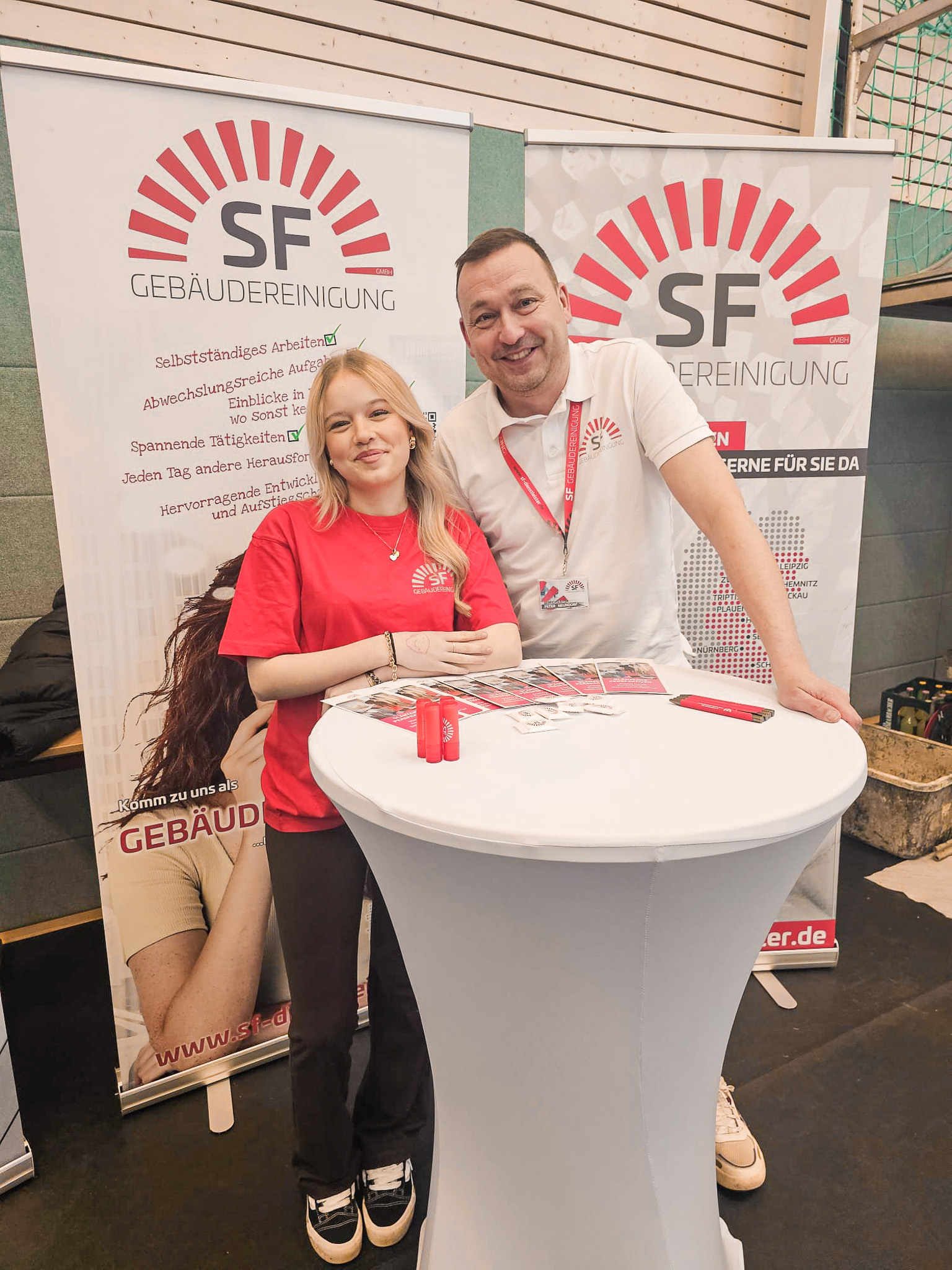 Wir waren auf der Ausbildungsmesse in Frohburg